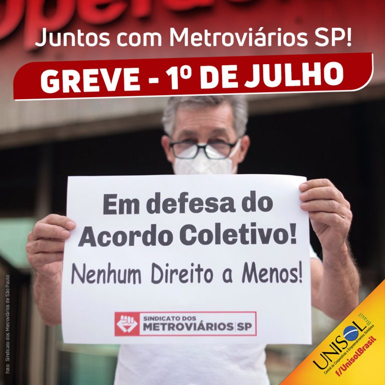 Nota de apoio à greve dos Metroviários