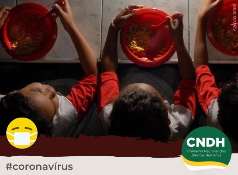 CNDH recomenda que defensorias articulem com estados e municípios a distribuição de alimentos para alunos da rede pública sem aulas devido à pandemia