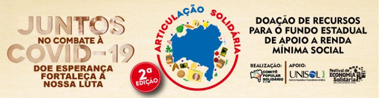Lançamento da II Edição da Campanha Articulação Solidária