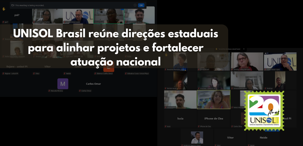 UNISOL Brasil reúne direções estaduais para alinhar projetos e ...