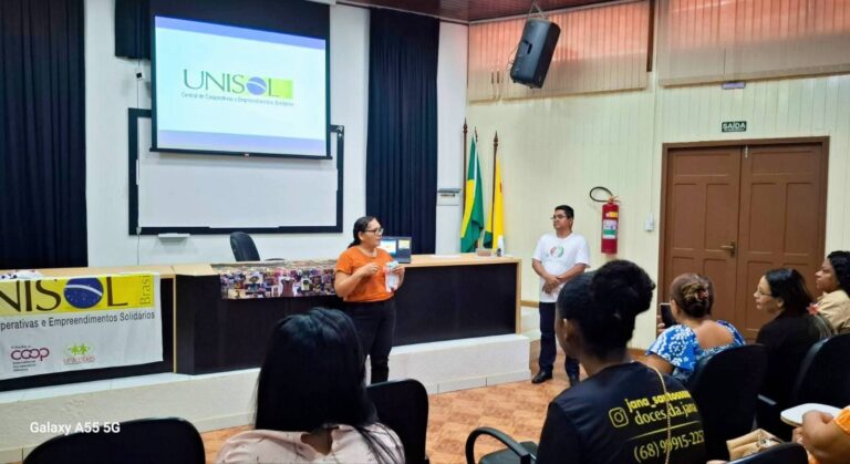 UNISOL Acre intensifica articulação territorial com seminários e preparação de feira de economia solidária